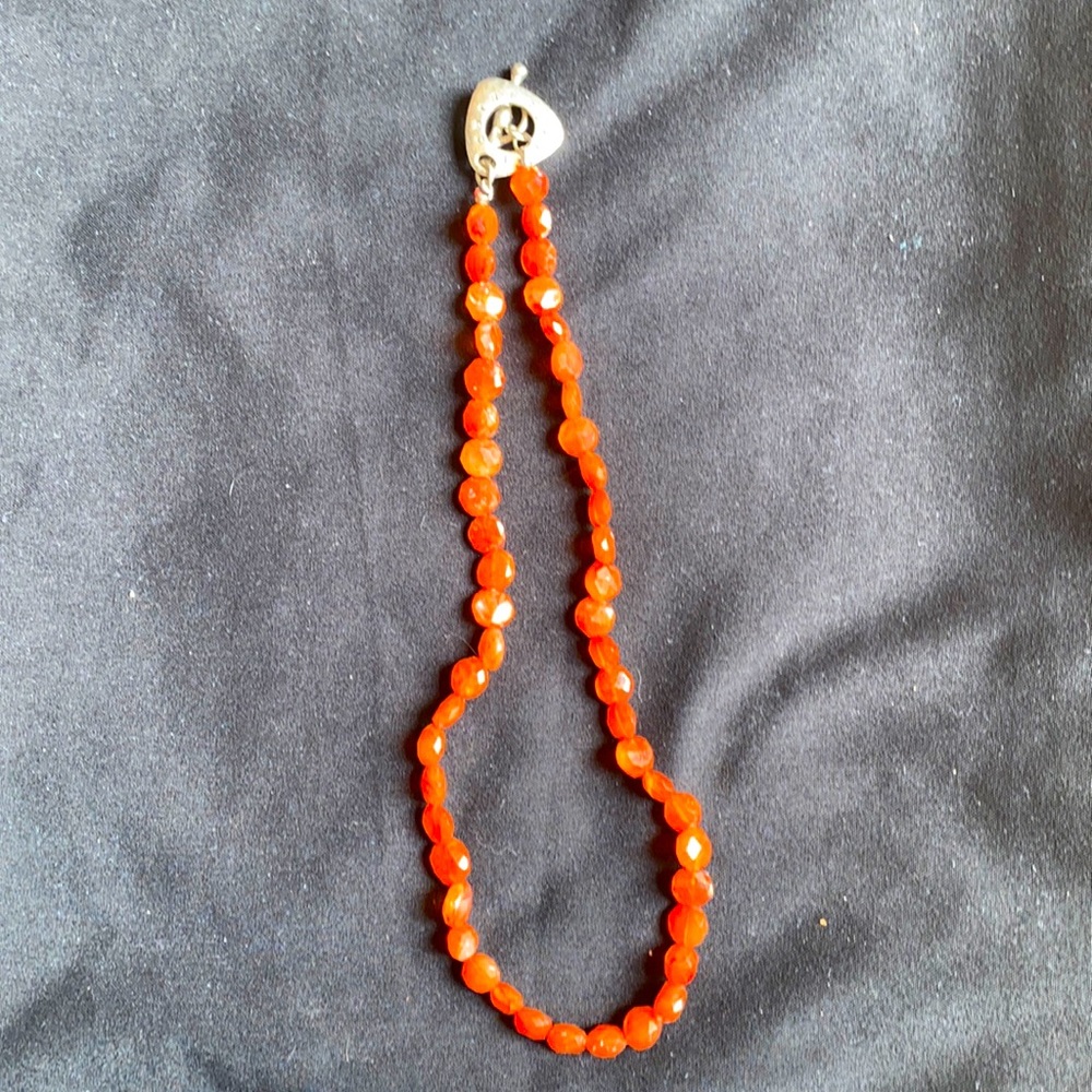 Peyote Bird amber necklace